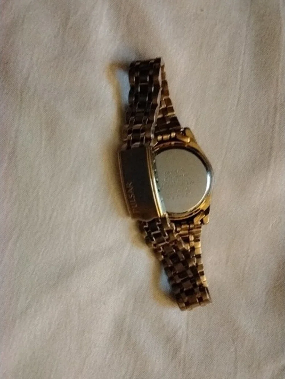 Pulsar Gold-Tone Women's Bracelet Watch with Assorted Gold Bangles